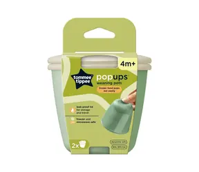 Tommee Tippee Explora Babynahrungsbehälter mit weichem Boden, 2 Stück / ab 6 Monaten