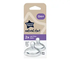 Tommee Tippee Ersatzsauger C2N mit variablem Durchfluss, 2 Stück / ab 0 Monaten
