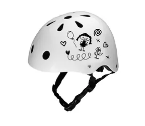 Momi MIMI Kinderhelm weiß / Kopfumfang von 47 bis 58 cm / ABS