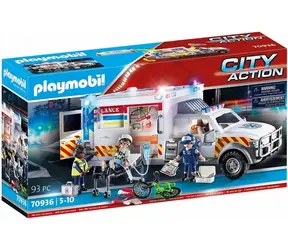 Playmobil City Action 70936 Rettungsdienst: US Ambulance / Stückzahl: 93 / ab 5 Jahren