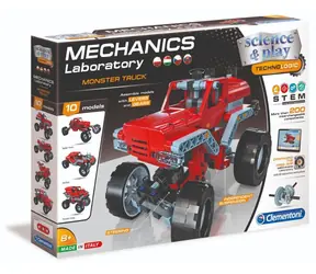 Clementoni Science&Play Mechanics: Monstertruck - 10 Modelle / 200 Teile / ab 8 Jahren