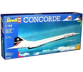 Revell Concorde British Airways / Plastikmodell / 1:144 / 67 Teile / 10+