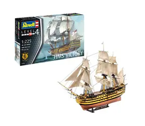 Revell HMS Victory / Plastikmodell / 1:225 / Anzahl Teile 269 / Schwierigkeit 4 / ab 10 Jahren