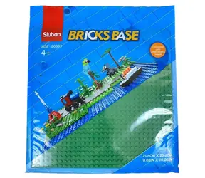 Sluban Bricks Base M38-B0833C Grundplatte 32x32 grün / Lego kompatibel / ab 6 Jahren