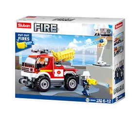 Sluban Firefighters M38-B0965 Offroad mit Wasserwerfer / Lego - kompatibel / Anzahl der Figuren|Teile: 2|192 / ab 6 Jahren