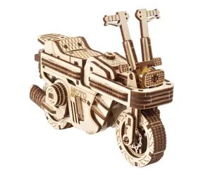 Ugears 3D-Holzpuzzle, zusammenklappbarer Roller / ab 14 Jahren / 192 Teile / Schwierigkeit: niedrig