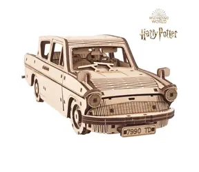 Ugears 3D-Holzpuzzle „Harry Potter Flying Ford Anglia“ / ab 14 Jahren / 246 Teile / Schwierigkeitsgrad: mittel
