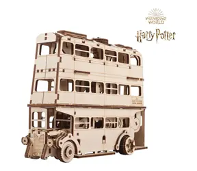 Ugears 3D-Holzpuzzle „Harry Potter Knight Bus“ / ab 14 Jahren / 268 Teile / Schwierigkeitsgrad: mittel