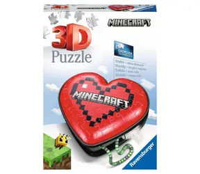 Ravensburger 3D Minecraft Herzpuzzle / 54 Teile / ab 8 Jahren