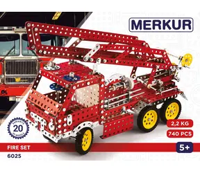 Merkur Feuerset / 740 Teile / 20 Modelle / ab 3 Jahren 