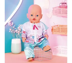 Zapf Creation Baby Born Casual Outfit Aqua Puppenkleidungsset für Puppen - 43 cm / ab 3 Jahren 