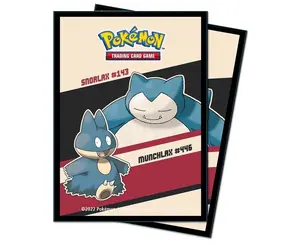 Ultra PRO Pokémon: GS Relaxo & Mampfaxo - Deck Protector Kartenhüllen, 65 Stück