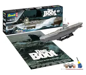 Revell 05675 U-96 Das Boot 40th Anniversary / Plastikmodell / 1:144 / Anzahl Teile: 87 / Schwierigkeit 3