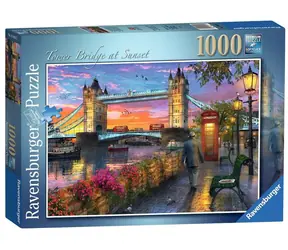 Ravensburger Sonnenuntergang an der Tower Bridge / 1000 Teile / ab 12 Jahren