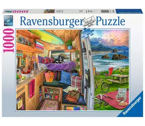 Ravensburger Blick aus dem Wohnwagen / 1000 Teile / ab 14 Jahren