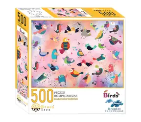 Brain Tree Puzzle Märchenvögel - 500 Teile / ab 14 Jahren