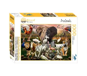 Brain Tree Puzzle Tiere - 1000 Teile / ab 14 Jahren