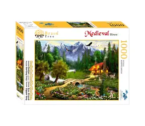 Brain Tree Puzzle Berghütte / 1000 Teile / ab 14 Jahren