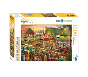 Brain Tree Puzzle Tankstelle / 1000 Teile / ab 14 Jahren