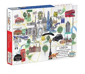 Galison Puzzle-Karte von London / 1000 Teile / ab 8 Jahren