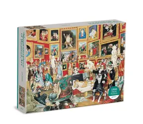 Galison Puzzle Tribuna Uffizi mit Katzen / 1500 Teile / ab 8 Jahren