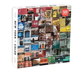 Galison Puzzle buntes New York / 500 Teile / ab 8 Jahren