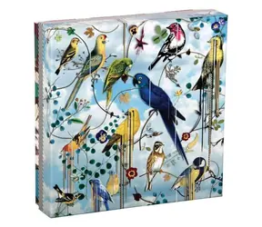 Galison Doppelseitiges Puzzle Vogelsymphonie / 250 Teile / ab 8 Jahren
