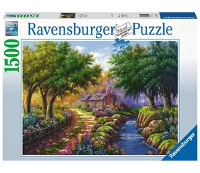 Ravensburger Häuschen am Fluss / 1500 Teile / ab 14 Jahren