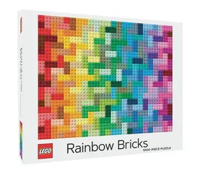 Chronicle books Puzzle Lego Regenbogenwürfel / 1000 Teile / ab 8 Jahren