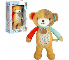 Clementoni Mein erstes Stofftier - Teddybär mit Geräuschen / ab 0 Monaten