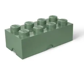 LEGO® Aufbewahrungsbox 40041747 Aufbewahrungsstein 8 grün / Aufbewahrungsbox / 250 x 500 x 180 mm