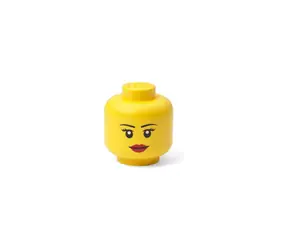 LEGO® Aufbewahrungsbox 40331725 Aufbewahrungskopf (weiblich) / Aufbewahrungsbox / 102 x 102 x 115 mm