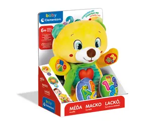 Clementoni Baby Lele interaktiver Teddybär mit Geräuschen / ab 1 Jahr