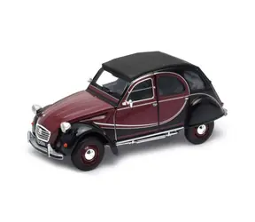 Welly Citroën 2CV 6 Charleston schwarz burgund / 1:24 / ab 8 Jahren