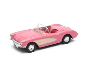 Welly Chevrolet Corvette (1957) Cabrio rosa / 1:34 / ab 3 Jahren