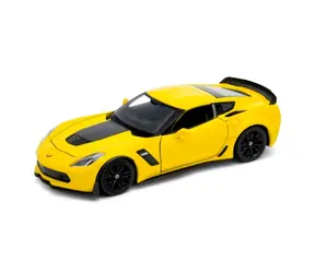 Welly Chevrolet Corvette Z06 (2017) gelb / 1:24 / ab 8 Jahren