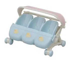 Sylvanian Families: Möbel - Kinderwagen für Drillinge / ab 3 Jahren