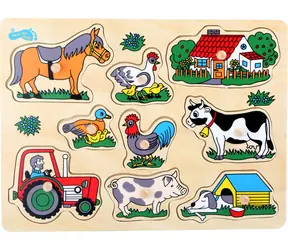 Small Foot Steckpuzzle Bauernhof / ab 12 Monaten