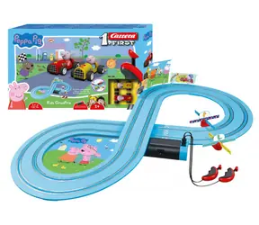 Carrera 63043 FIRST Peppa Pig / Rennstrecke / Rundstreckenlänge 2,4 m / ab 3 Jahren