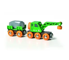 Brio Wagon + Kran / ab 3 Jahren