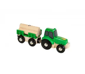 Brio Traktor mit Anhänger und Ladung / ab 3 Jahren