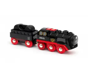 Brio Dampflokomotive mit Wassertank auf Batterien / ab 3 Jahren
