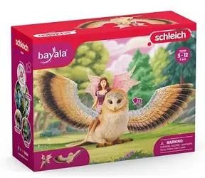 Schleich Bayala 70789 Fee auf fliegender Eule / ab 3 Jahren