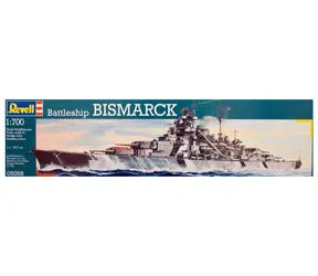 Revell 05098 Schlachtschiff Bismarck / Plastikmodell / 1:700 / Stückzahl 295 / Schwierigkeit 5