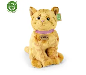 Rappa Plüschkatze braun 25 cm / UMWELTFREUNDLICH / ab 0 Monaten