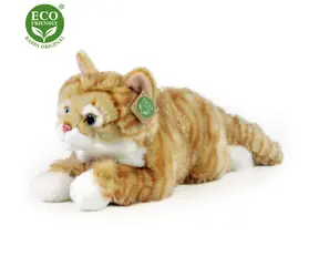 Rappa Plüsch-Tabbykatze braun 40 cm / UMWELTFREUNDLICH / ab 0 Monaten