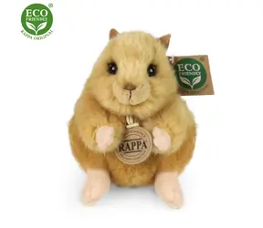 Rappa Goldener Plüschhamster 16 cm / UMWELTFREUNDLICH / ab 0 Monaten