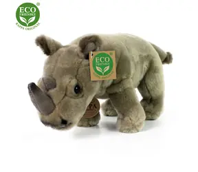 Rappa Stehendes Plüsch-Nashorn 23 cm / UMWELTFREUNDLICH / ab 0 Monaten