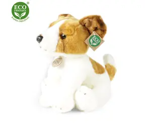 Rappa Plüschhund Jack Russell Terrier sitzend 30 cm / UMWELTFREUNDLICH / ab 0 Monaten
