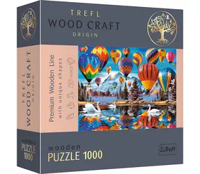 Trefl Wood Craft Origin - Puzzle - Farbige Luftballons / 1000 Teile / 51,9 x 37,5 cm 